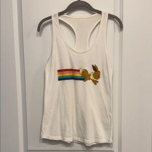 Eevee Rainbow Pokémon White Tank Top